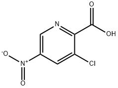 3-chloro-5-nitropicolinic acid Struktur