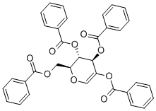 (-)-TETRA-O-BENZOYL-2-HYDROXY-D-GLUCAL Struktur