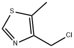 Thiazole,  4-(chloromethyl)-5-methyl- Struktur