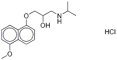 5-Methoxy Propranolol Hydrochloride Struktur