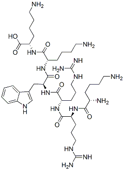 lysyl-arginyl-arginyltryptophyl-lysyl-lysine Struktur