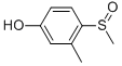 Phenol, 3-methyl-4-(methylsulfinyl)- Struktur