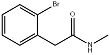 2-(2-Bromophenyl)-N-methylacetamide Struktur