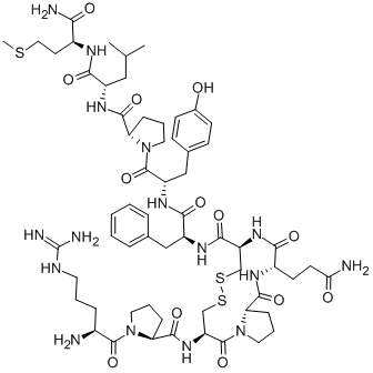 (CYS3,6,TYR8,PRO9)-SUBSTANCE P Struktur