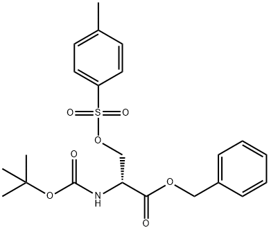 BOC-D-SER(TOS)-O-BZL Struktur