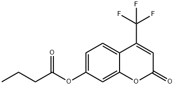 4-(TRIFLUOROMETHYL)UMBELLIFERYL BUTYRATE Struktur