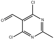 4,6-DICHLORO-2-METHYLPYRIMIDINE-5-CARBALDEHYDE Struktur