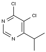 4,5-DICHLORO-6-ISOPROPYLPYRIMIDINE Struktur