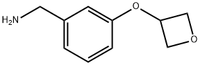 [3-(Oxetan-3-yloxy)phenyl]methanamine Struktur