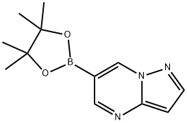 Pyrazolo[1,5-a]pyrimidine-6-boronic acid pinacol eter Struktur