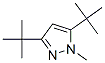 1-methyl-3,5-ditert-butyl-pyrazole Struktur