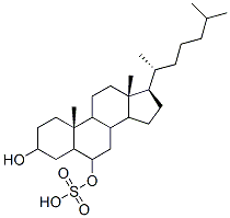 3-hydroxycholestan-6-yl sulfate Struktur