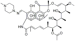 25-Deacetyl-21-acetyl RifaMpicin Struktur