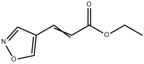 2-Propenoicacid,3-(4-isoxazolyl)-,ethylester(9CI) Struktur