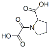 1-Pyrrolidineacetic  acid,  2-carboxy--alpha--oxo- Struktur