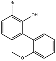 3-BROMO-2''-METHOXY-BIPHENYL-2-OL Struktur