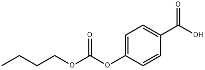 4-CARBOXYPHENYL BUTYL CARBONATE Struktur