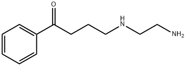 4-(2-AMINO-ETHYLAMINO)-1-PHENYL-BUTAN-1-ONE Struktur