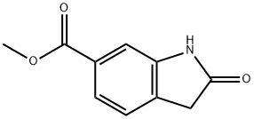 Methyl 2-oxoindole-6-carboxylate Struktur