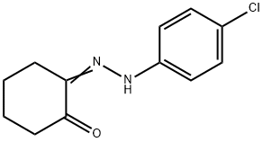 1,2-CYCLOHEXANEDIONE, MONO[(4-CHLOROPHENYL)HYDRAZONE] Struktur