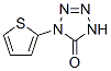 1-THIEN-2-YL-1,4-DIHYDRO-5H-TETRAZOL-5-ONE Struktur