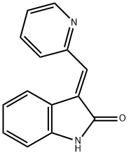 (E)-3-(pyridin-2-ylmethylene)indolin-2-one Struktur