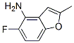 4-Benzofuranamine,  5-fluoro-2-methyl- Struktur