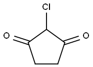 2-Chloro-1,3-cyclopentanedione Struktur