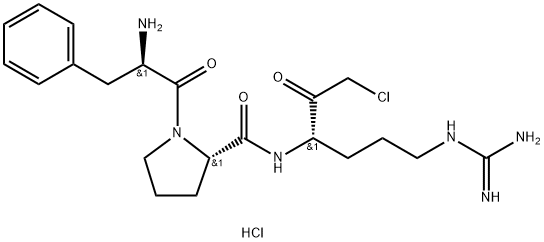 PPACK, DIHYDROCHLORIDE Struktur