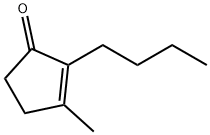 2-BUTYL-3-METHYLCYCLOPENT-2-EN-1-ONE Struktur