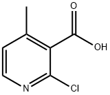 2-CHLORO-4-METHYL-NICOTINIC ACID Struktur