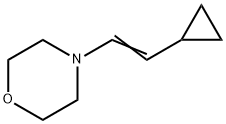 Morpholine,  4-(2-cyclopropylethenyl)- Struktur