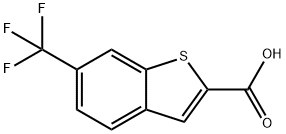 6-TRIFLUOROMETHYL-BENZO[B]THIOPHENE-2-CARBOXYLIC ACID Struktur