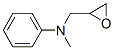 N-methyl-N-(oxiran-2-ylmethyl)aniline Struktur