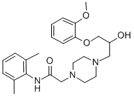 Ranolazine Struktur