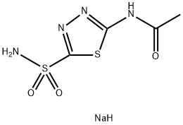 ACETAZOLAMIDE SODIUM Struktur