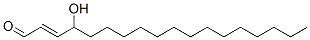 (E)-4-hydroxyoctadec-2-enal Struktur