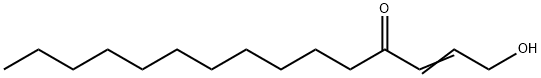 1-Hydroxy-2-pentadecen-4-one Struktur