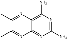 2,4-DIAMINO-6,7-DIMETHYLPTERIDINE Struktur