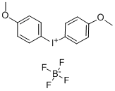 Di(p-anisyl)iodonium Tetrafluoborate Struktur