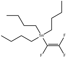 1,2,2-Trifluoroethenyl-tributyltin Struktur