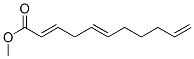 2,5,10-Undecatrienoic acid methyl ester Struktur