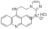 9-(2-(2-nitro-1-imidazolyl)ethylamino)acridine Struktur