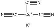 COPPER(+1)POTASSIUM CYANIDE Struktur