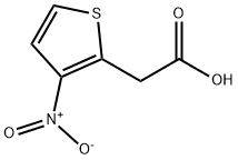 2-(3-Nitrothiophen-2-yl)acetic acid Struktur