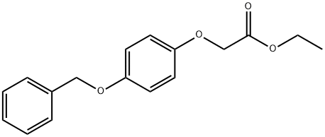 ethyl 2-[4-(benzyloxy)phenoxy]acetate Struktur