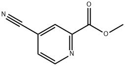 2-Pyridinecarboxylicacid,4-cyano-,methylester(9CI) Struktur