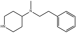 METHYL-PHENETHYL-PIPERIDIN-4-YL-AMINE Struktur