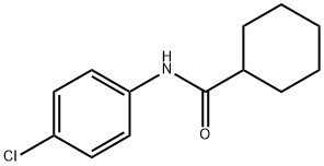 Cyclohexanecarboxamide,N-(4-chlorophenyl)- Structure