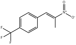 BETA-METHYL-BETA-NITRO-4'-(TRIFLUOROMETHYL)STYRENE Struktur